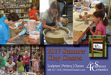 Pottery Classes Post Card