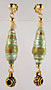 <strong>Olive Green Paper Earrings</strong>