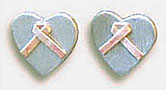 <strong>Silver Heart Survivor Earrings</strong>